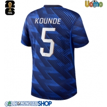 Maglie da calcio Francia Jules Kounde #5 Prima Maglia Mondiali 2026  Manica Corta